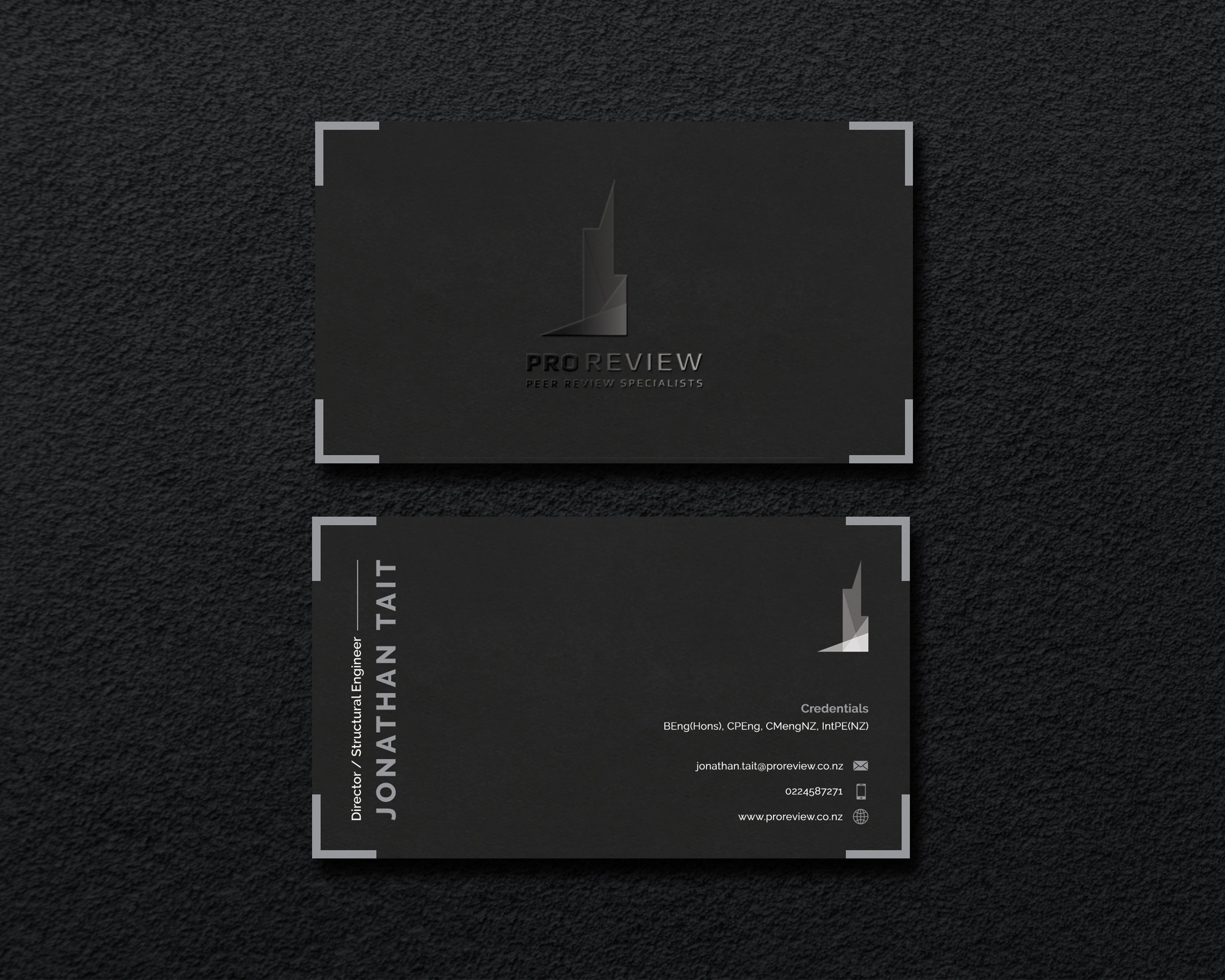Business Card Design by webric for Pro Review | Design #22637479