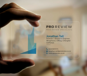 New business card for civil engineering company - "Pro Review" | Diseño de Tarjeta de Presentación por Bold Pixels