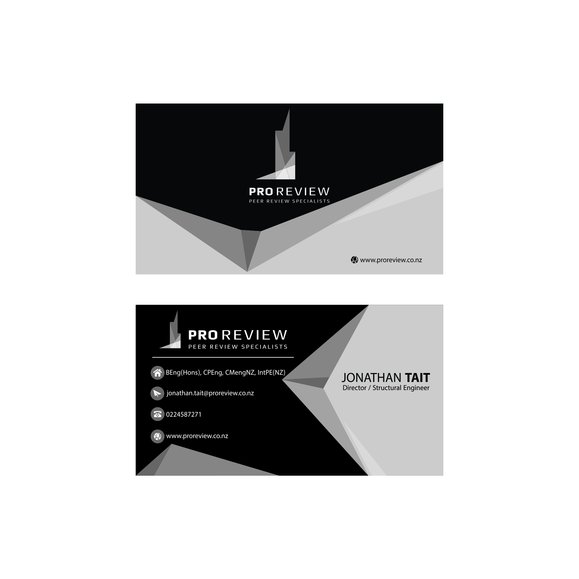 Business Card Design by sadaci9999 for Pro Review | Design #22641686
