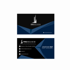Business Card Design by sadaci9999 for Pro Review | Design: #22642020