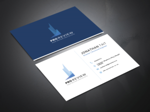 New business card for civil engineering company - "Pro Review" | Diseño de Tarjeta de Presentación por Adnan.design