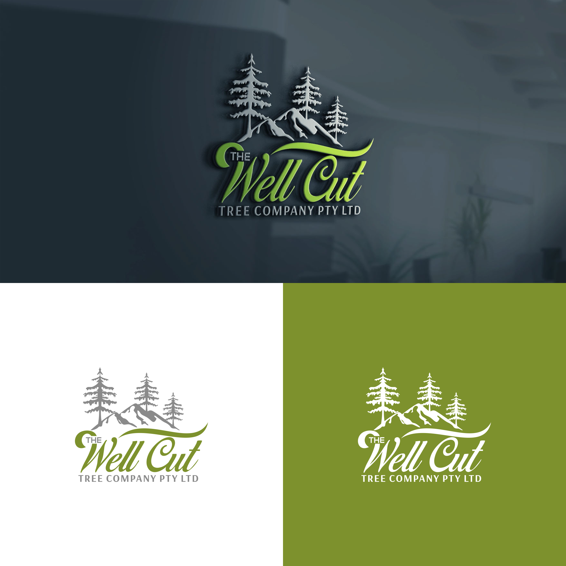 Logo Design by tejo for The Well Cut Tree Company Pty Ltd | Design #22603709