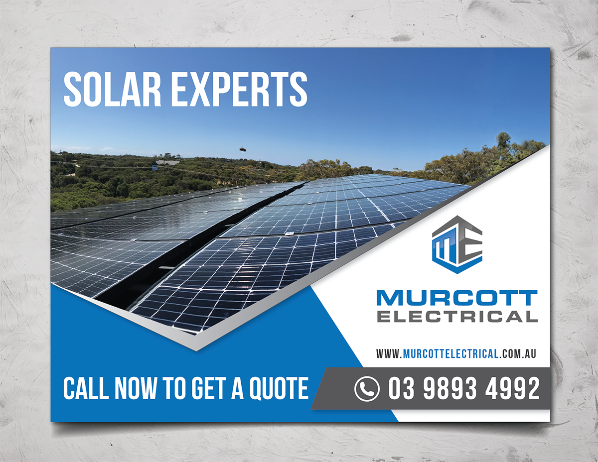 Diseño de Flyer por alex989 para Murcott Electrical Pty Ltd | Diseño #22607049
