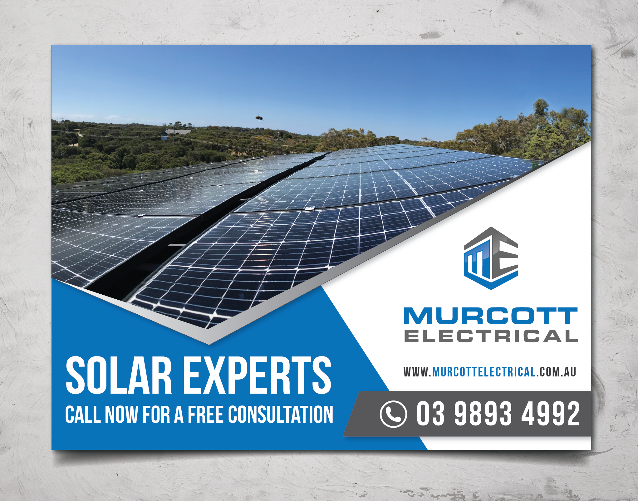 Diseño de Flyer por alex989 para Murcott Electrical Pty Ltd | Diseño #22614094