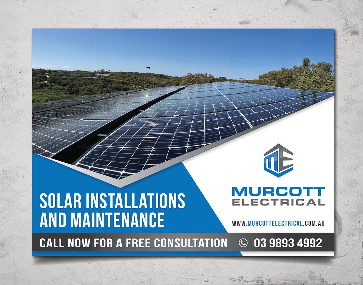 Diseño de Flyer por alex989 para Murcott Electrical Pty Ltd | Diseño #22614890