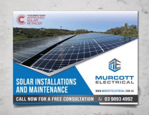 Diseño de Flyer por alex989 para Murcott Electrical Pty Ltd | Diseño: #22652290