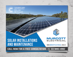 Diseño de Flyer por alex989 para Murcott Electrical Pty Ltd | Diseño: #22652292