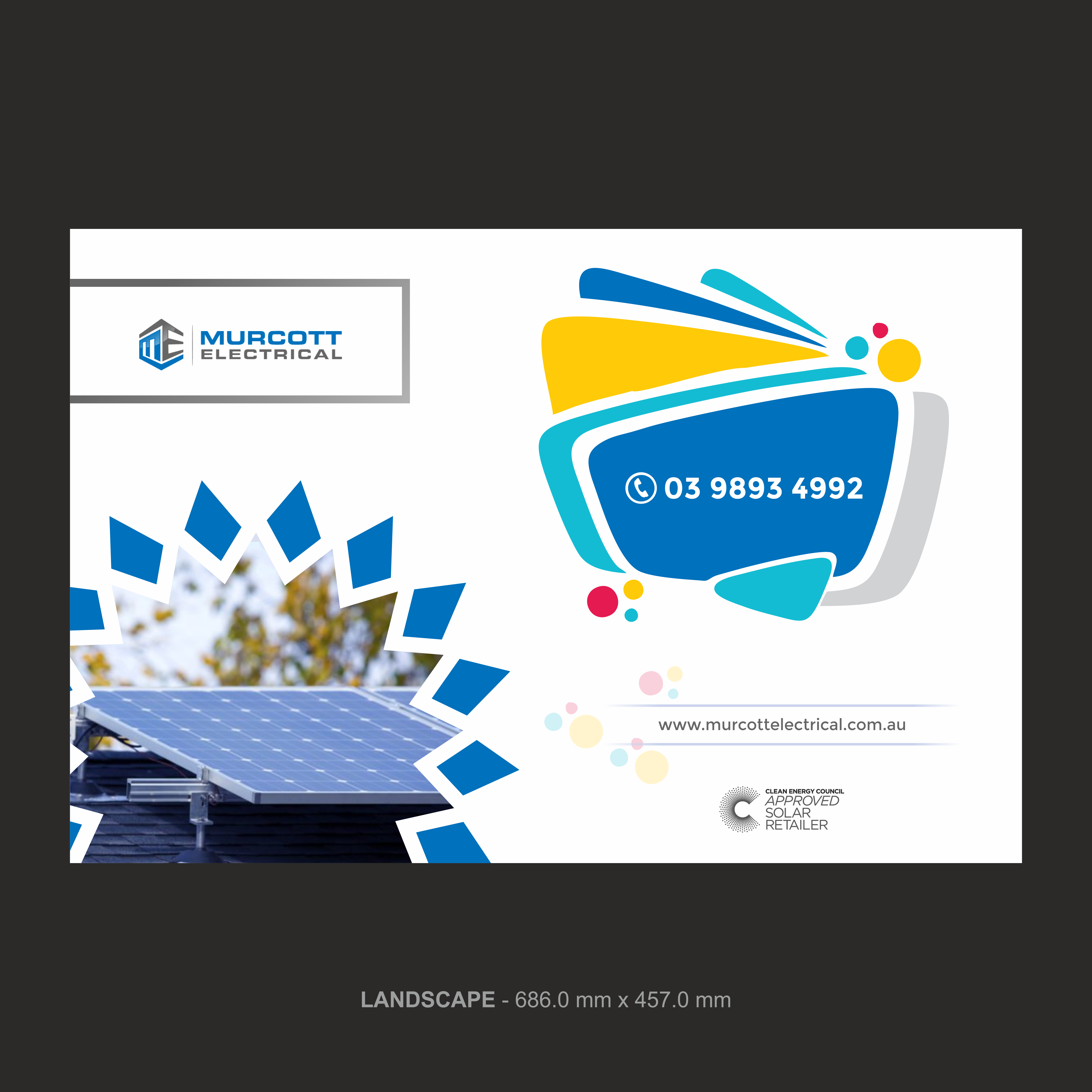 Design de Flyer par chidiebere_chukwuma 2 pour Murcott Electrical Pty Ltd | Design #22657263