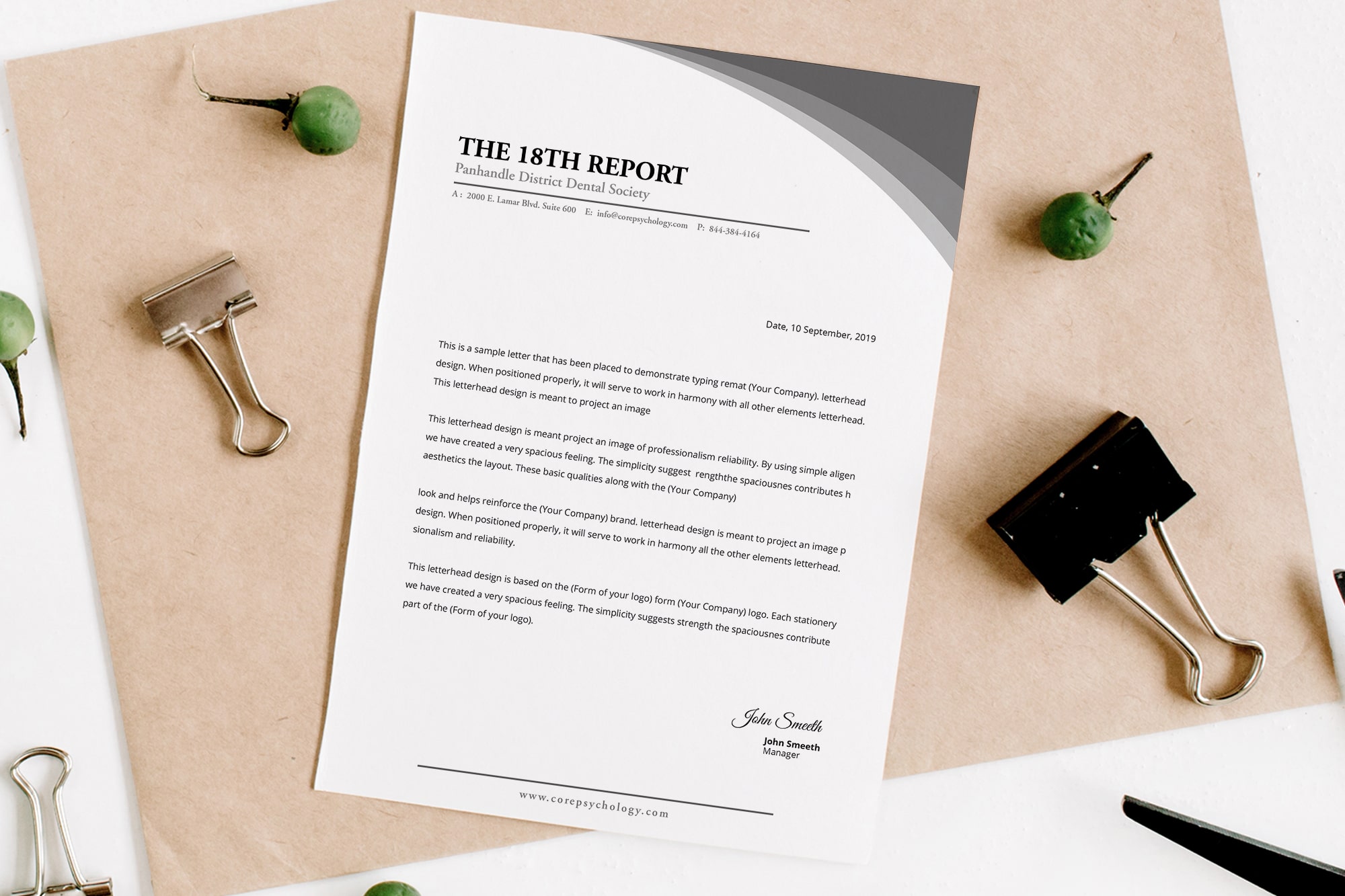 Letterhead Design by Pointless Pixels India for this project | Design #22607902