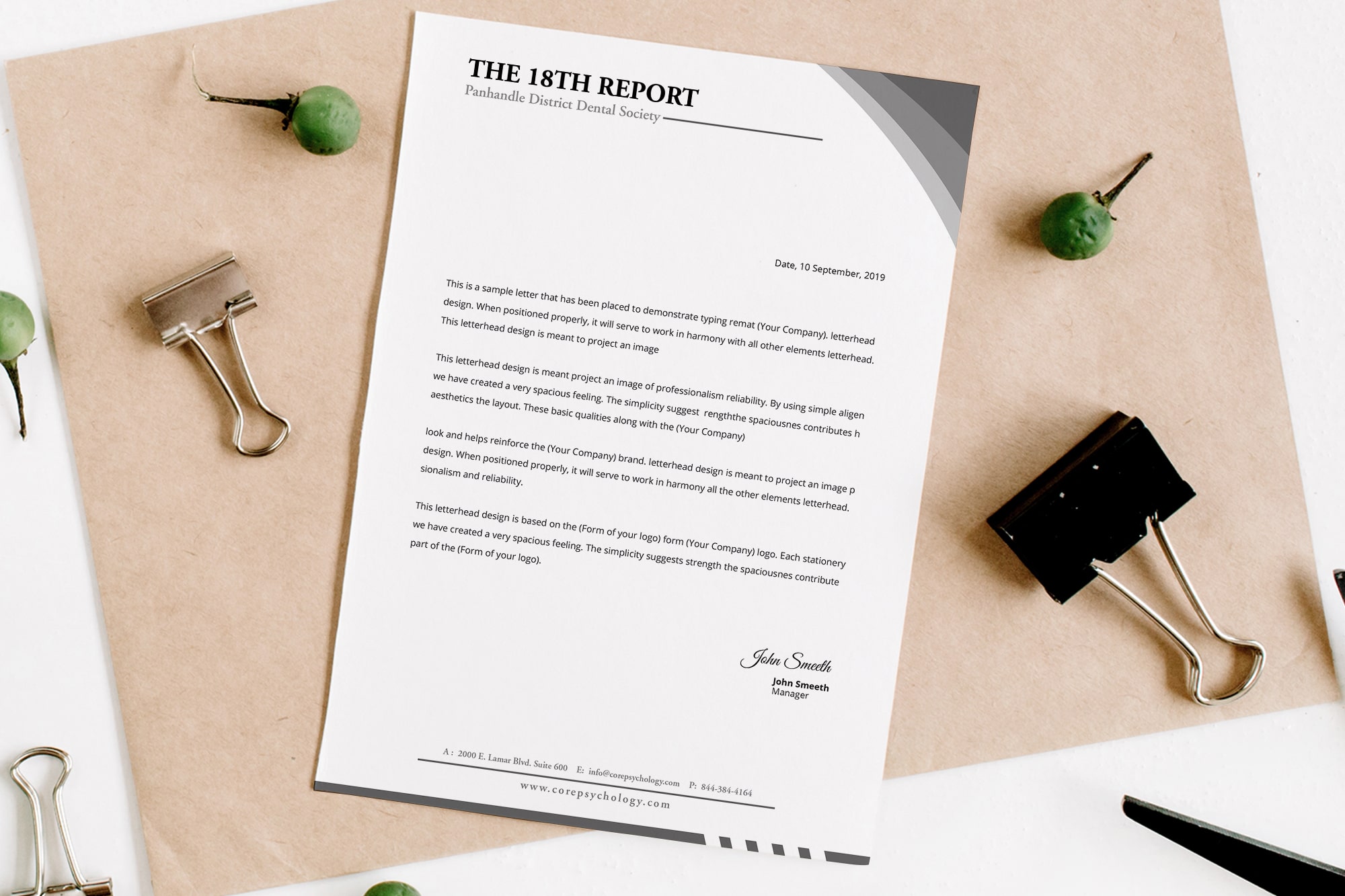 Briefkopf-Design von Pointless Pixels India für dieses Projekt | Design #22608014