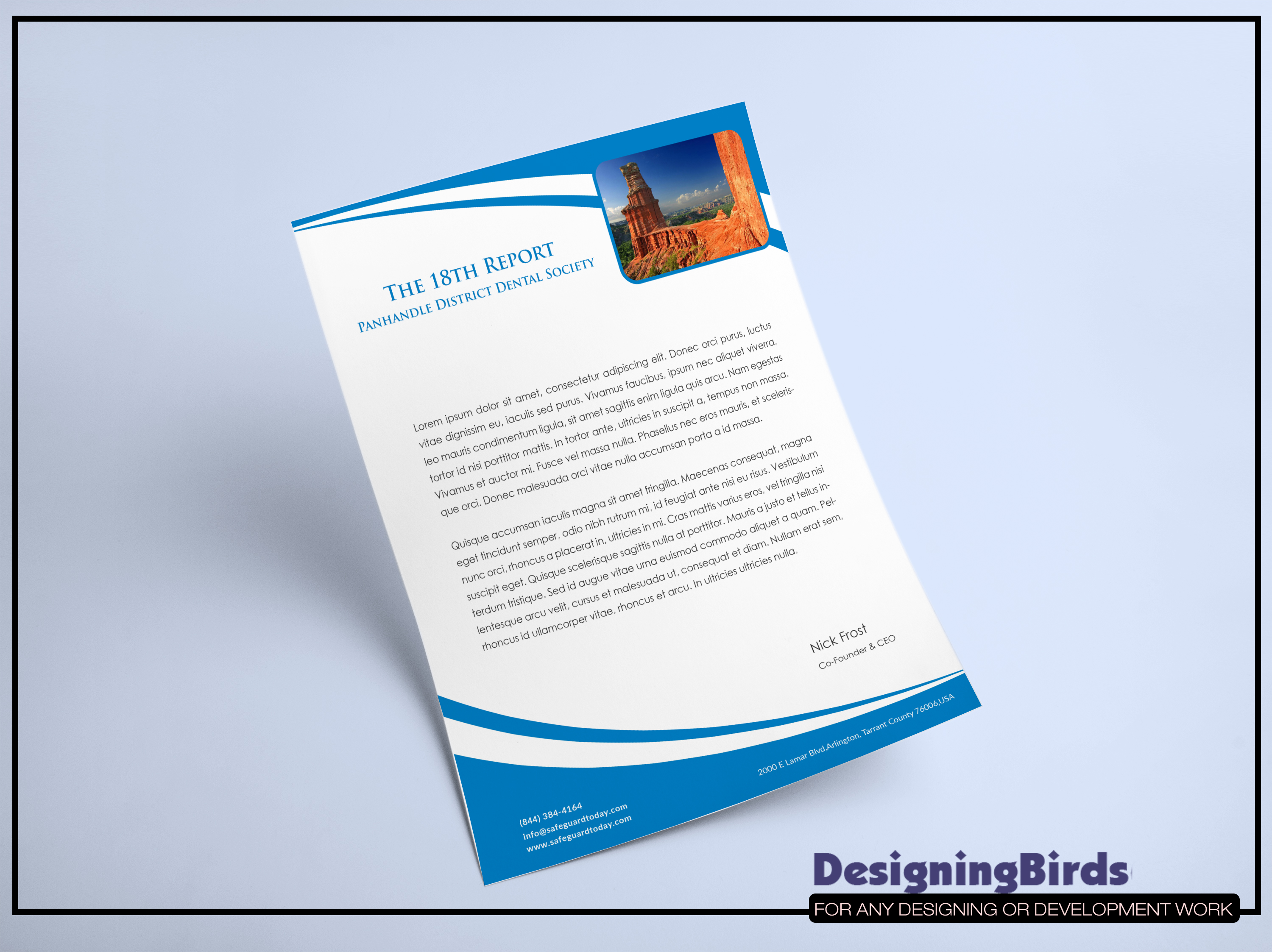 Letterhead Design by Designing Birds for this project | Design #22606471