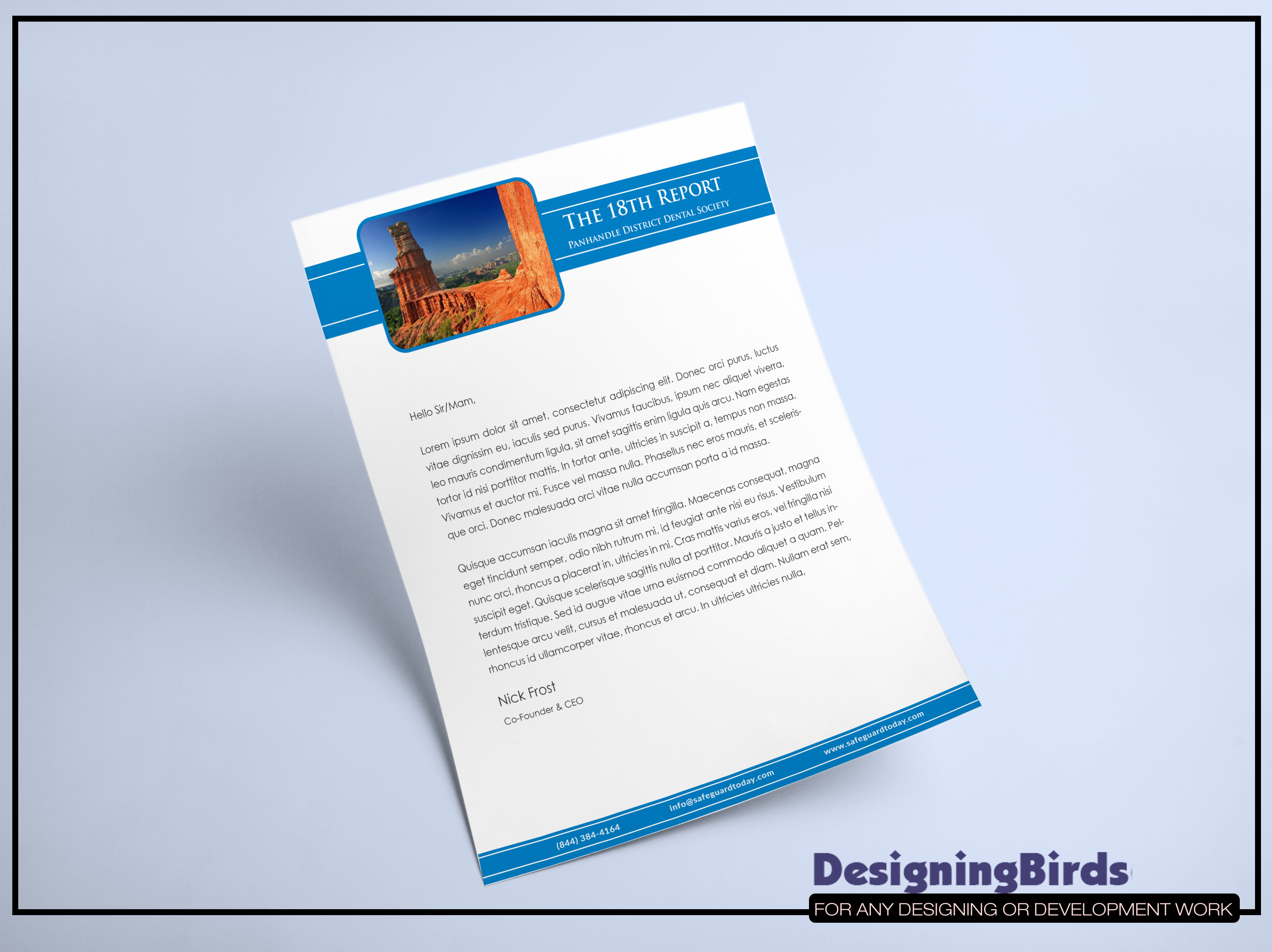Letterhead Design by Designing Birds for this project | Design #22607181