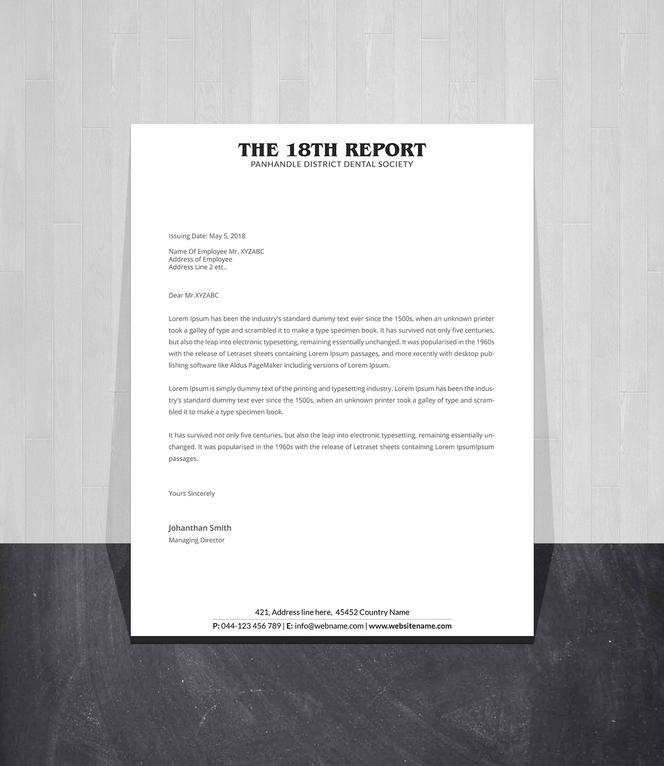 Letterhead Design by Creations Box 2015 for this project | Design #22607289