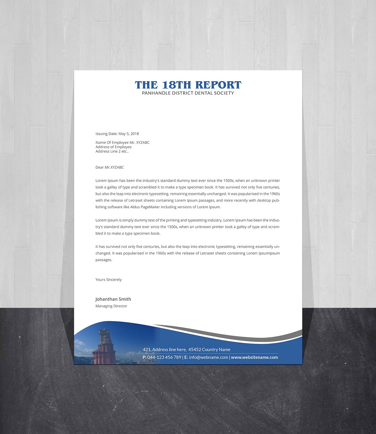 Letterhead Design by Creations Box 2015 for this project | Design #22607290