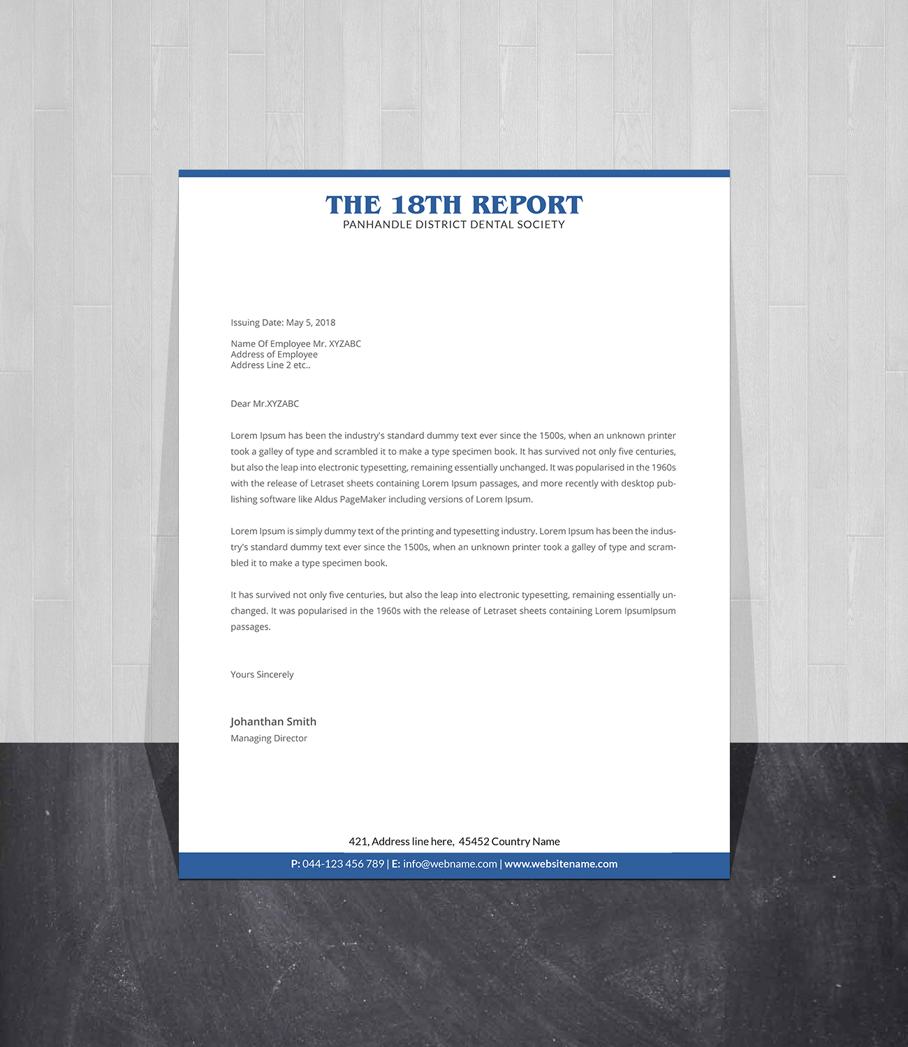 Letterhead Design by Creations Box 2015 for this project | Design #22607292
