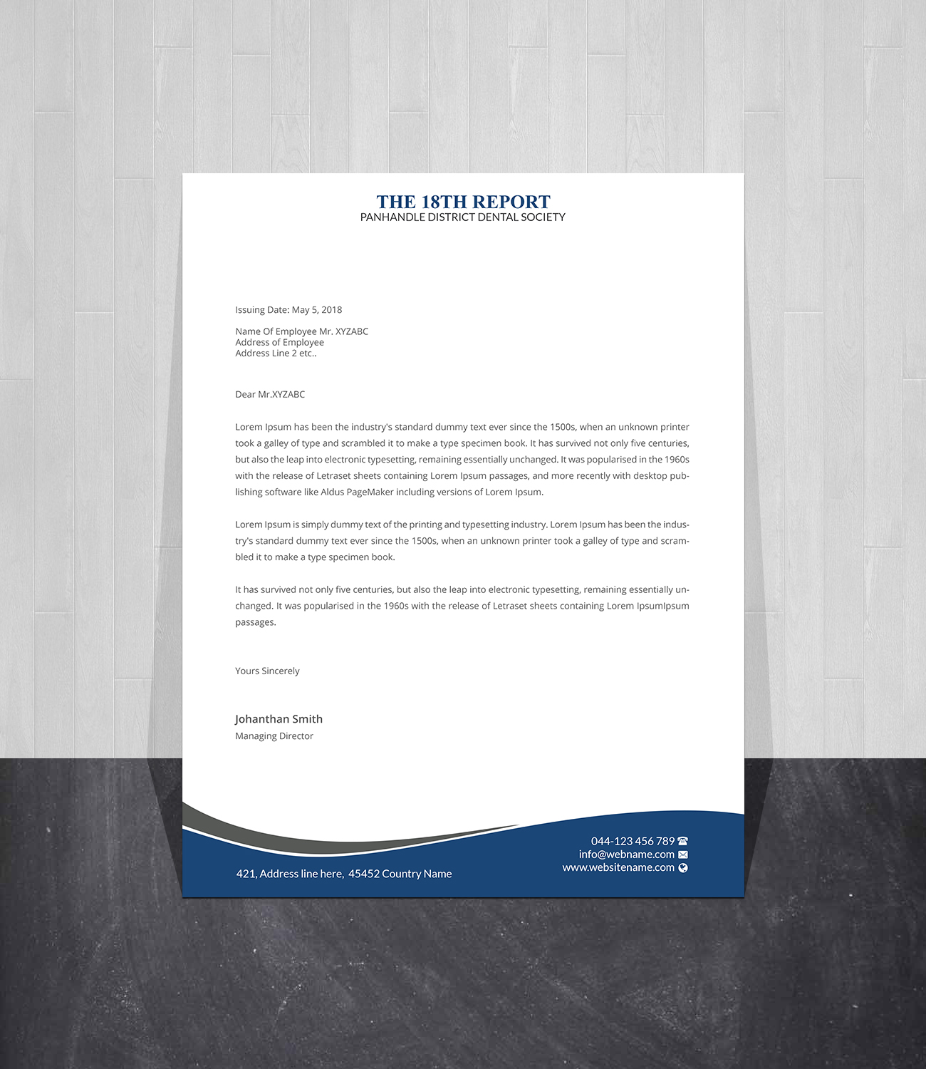 Letterhead Design by Creations Box 2015 for this project | Design #22607297