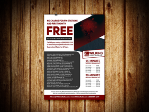 Flyer-Design von Deziners Zone für Wilkins Radio Network | Design: #22609450