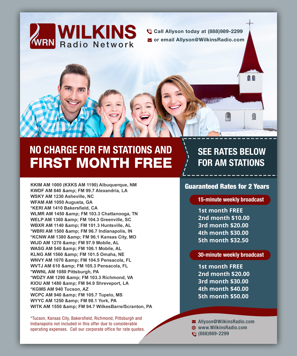 Flyer Design by TSU Creations for Wilkins Radio Network | Design #22609413