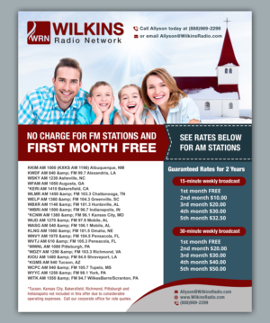 Christian Radio Broadcasting - First Month FREE | Design de Flyer par TSU Creations