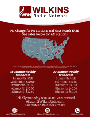 Flyer-Design von Atroxic Design für Wilkins Radio Network | Design: #22600846