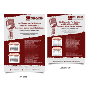 Flyer-Design von Innovation Media für Wilkins Radio Network | Design: #22602643