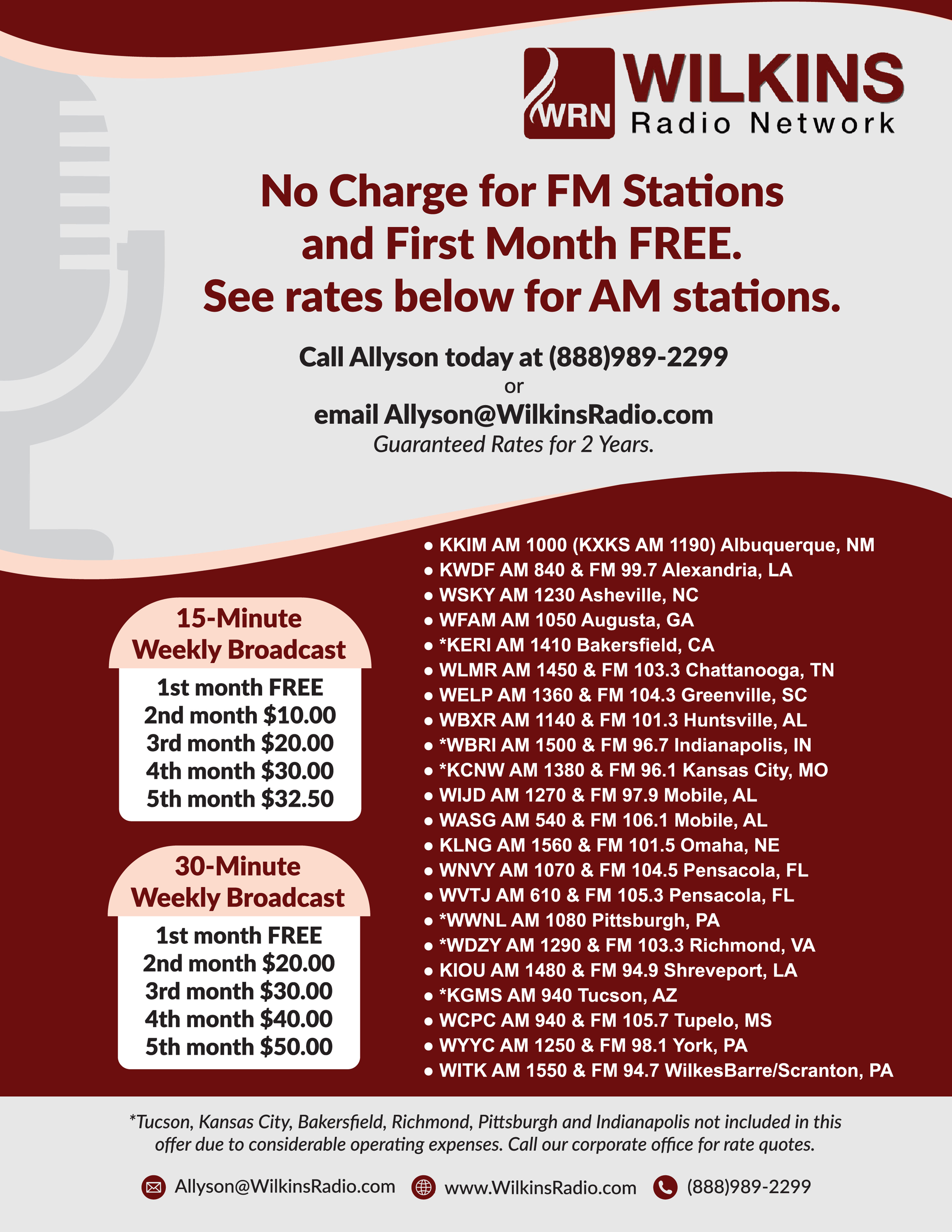 Flyer Design by Innovation Media for Wilkins Radio Network | Design #22603100