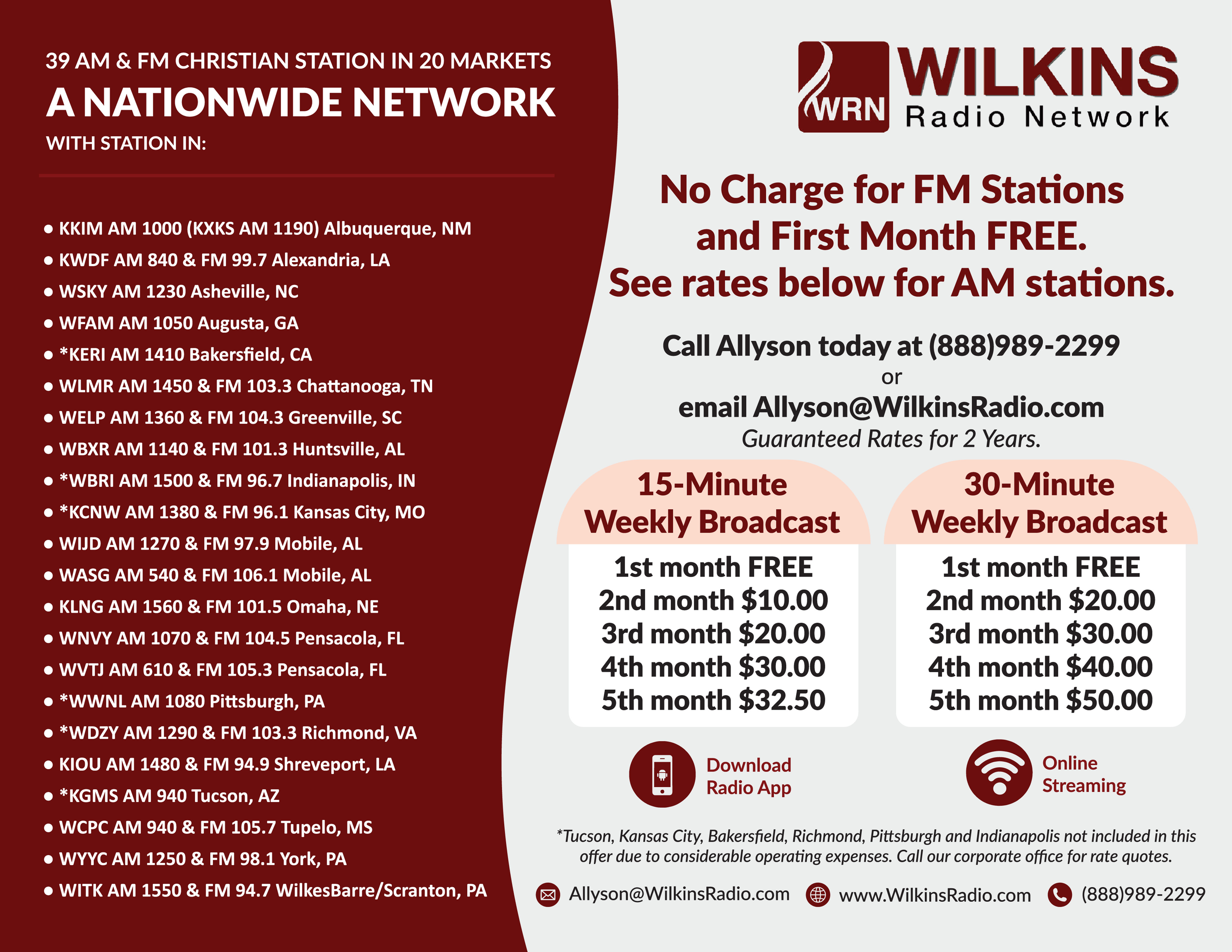Design de Flyer par Innovation Media pour Wilkins Radio Network | Design #22603101