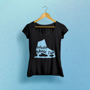 T-shirt Design by Ana Paula Barros for Adults Skate Too | Design: #22672084