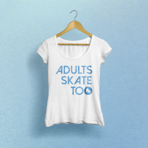 T-shirt Design by Ana Paula Barros for Adults Skate Too | Design: #22672095