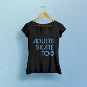 T-shirt Design by Ana Paula Barros for Adults Skate Too | Design: #22672096