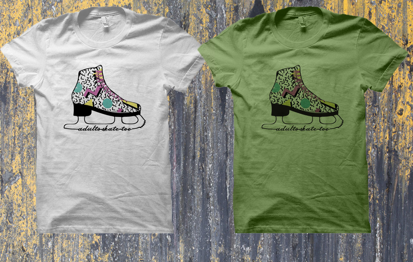T-shirt Design by 7nights for Adults Skate Too | Design #22695820