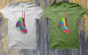 T-shirt Design by 7nights for Adults Skate Too | Design: #22695970