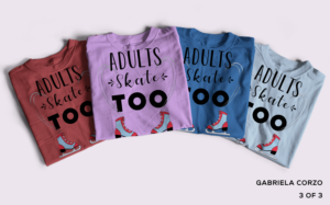 T-shirt Design by GAB.COR for Adults Skate Too | Design: #22690769