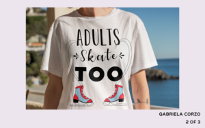T-shirt Design by GAB.COR for Adults Skate Too | Design: #22690770