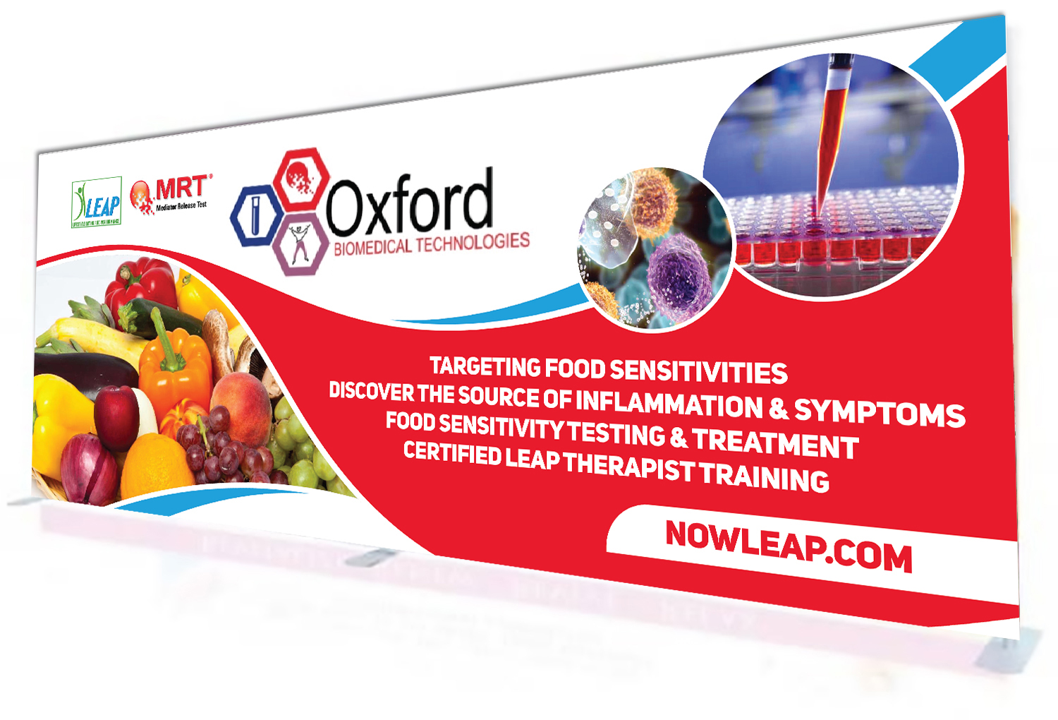 Diseño de Stand de Feria por Deziners Zone para Oxford Biomedical Technologies | Diseño #22717955