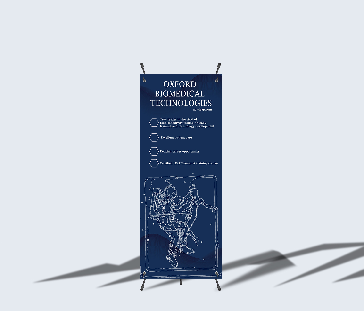 Diseño de Stand de Feria por Lubaa para Oxford Biomedical Technologies | Diseño #22607566