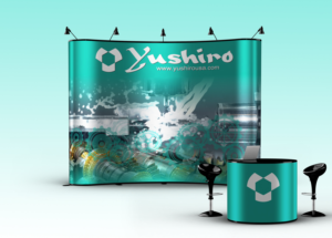 Yushiro Trade Show Booth Design | Grafik-Design von Maestroto