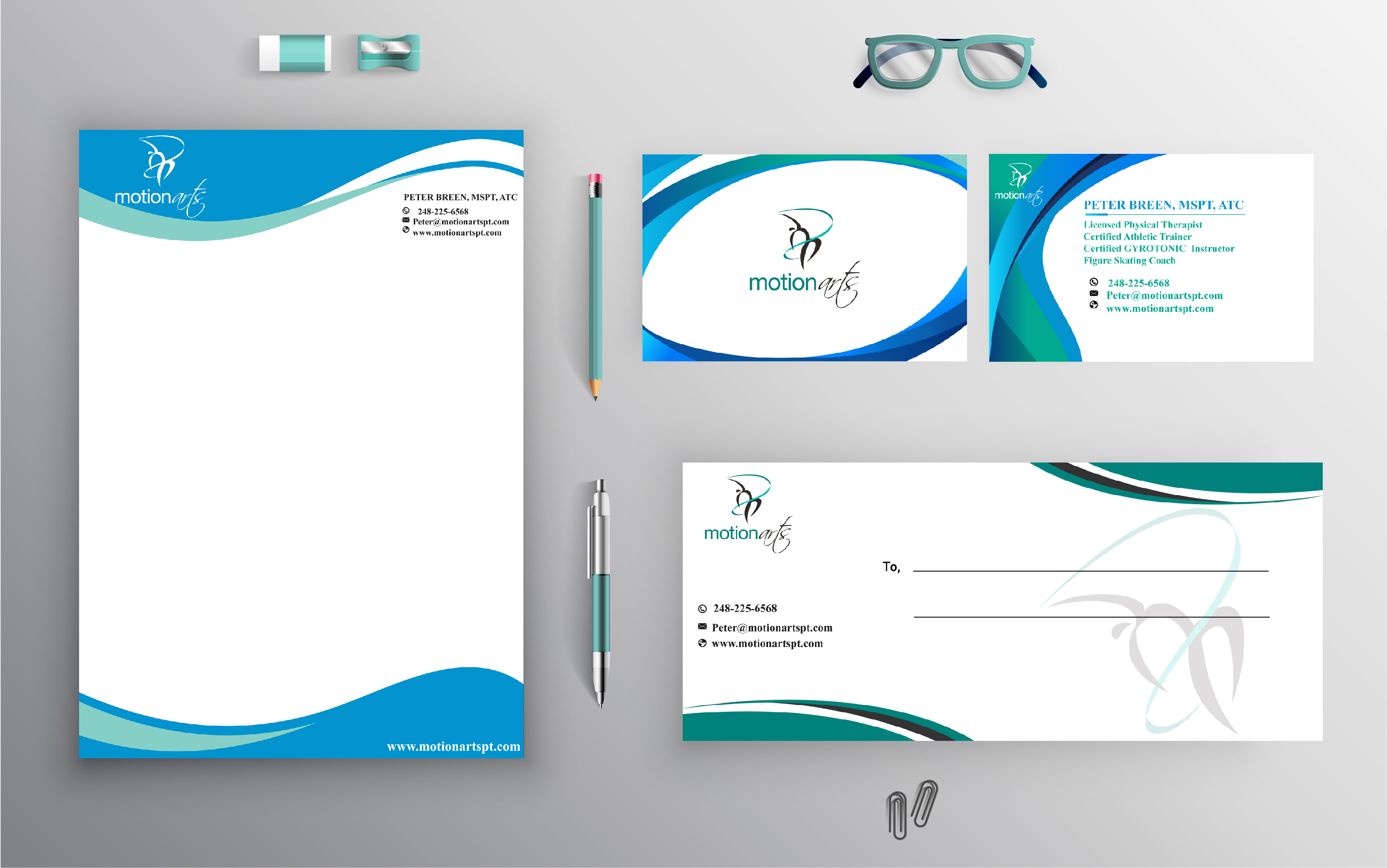 Diseño de Papelería por Gexton para Motion Arts | Diseño #22609181