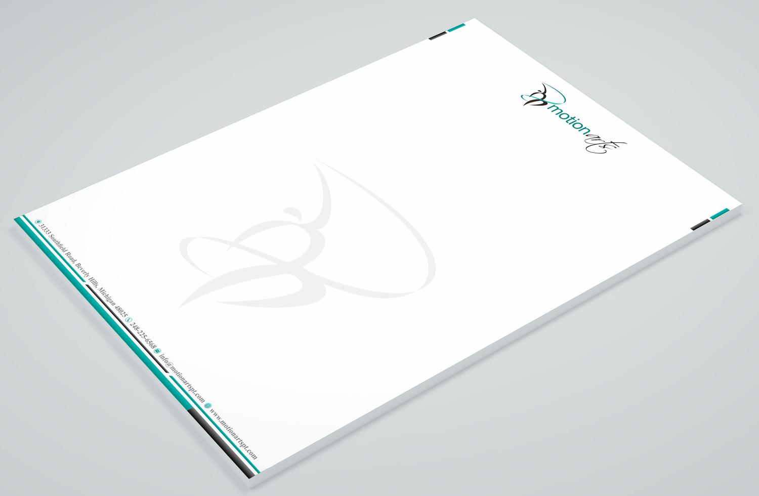 Diseño de Papelería por Petter Goms para Motion Arts | Diseño #22612114