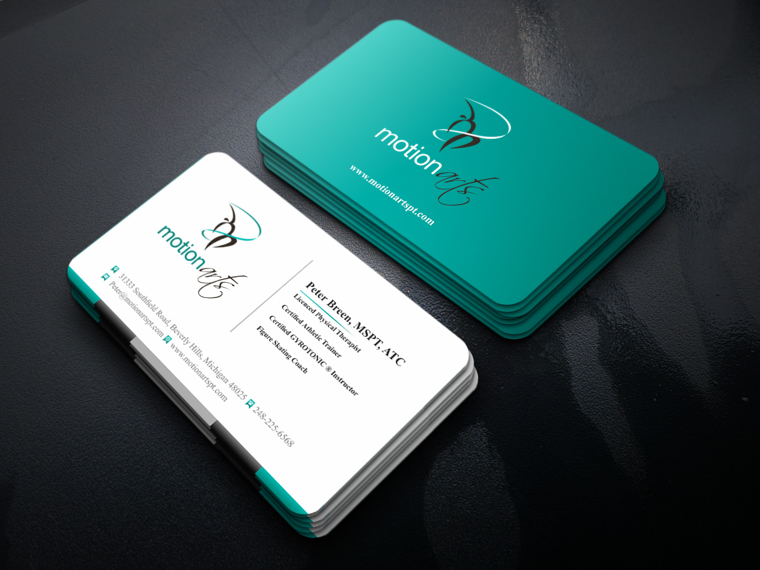Stationery Design by Petter Goms for Motion Arts | Design #22612826