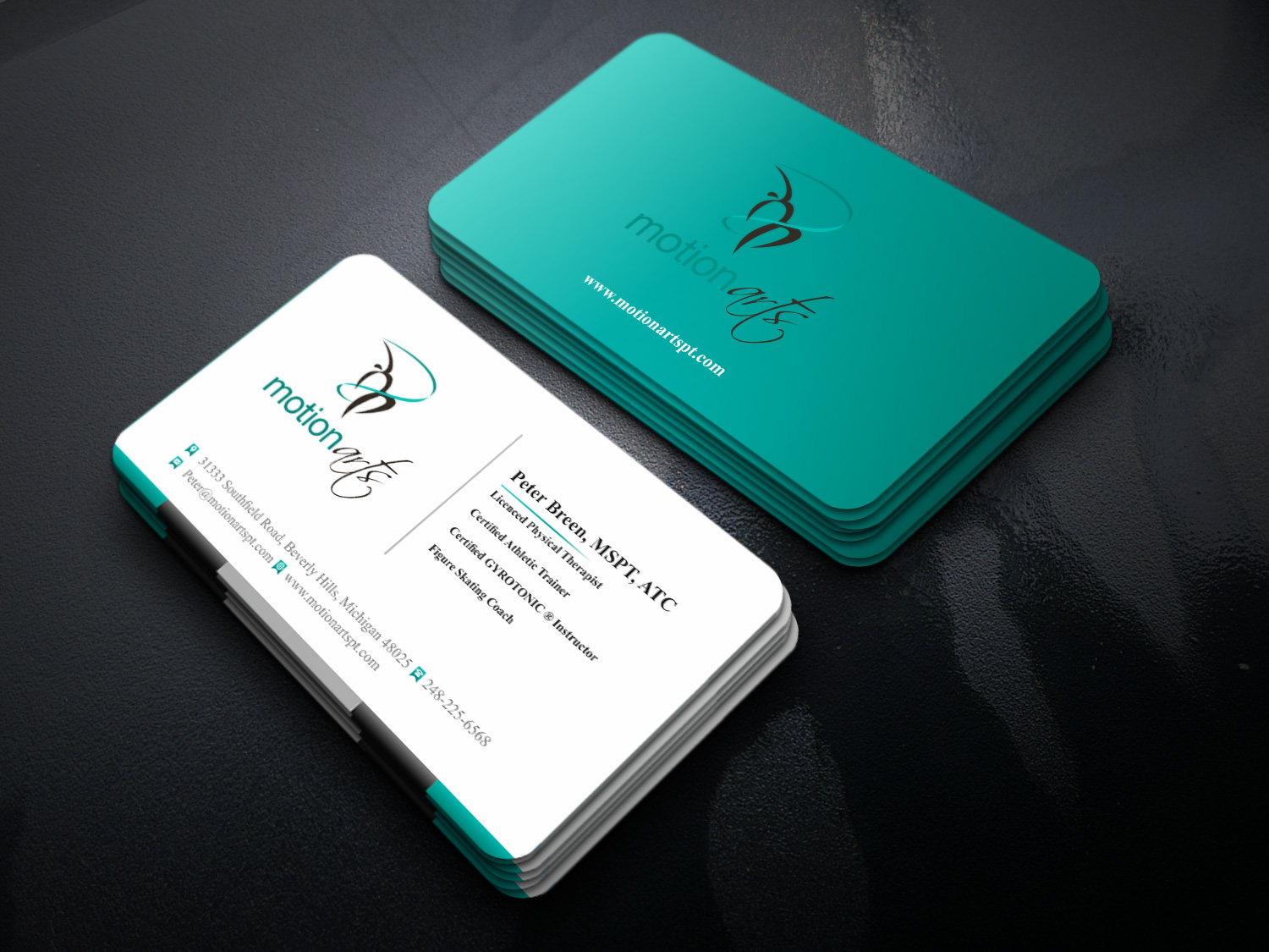 Stationery Design by Petter Goms for Motion Arts | Design #22612916