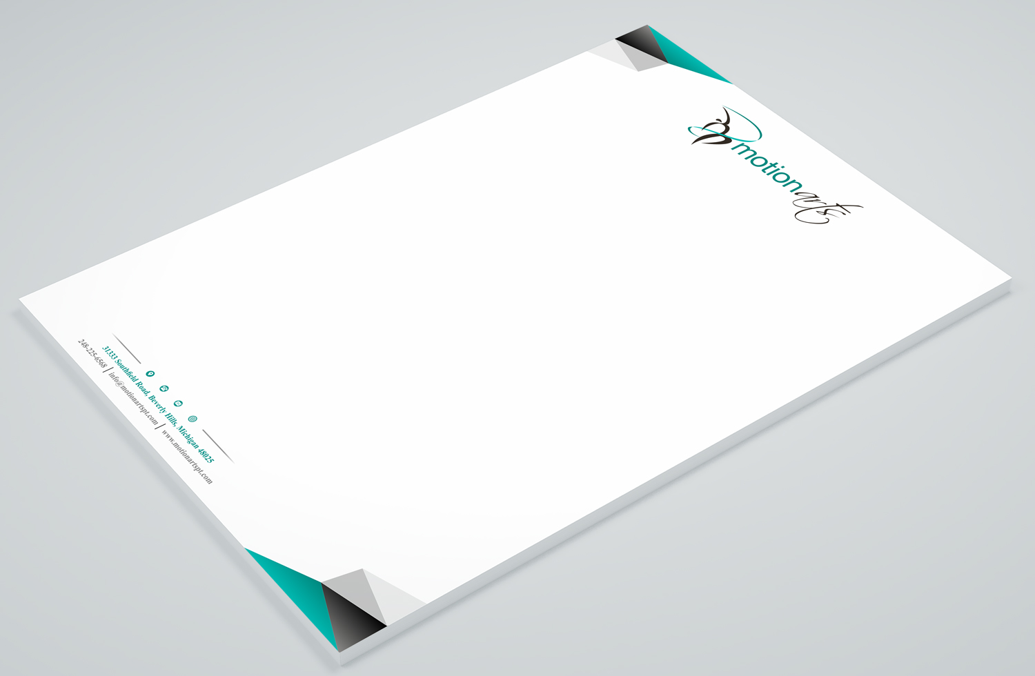 Schreibwaren-Design von Petter Goms für Motion Arts | Design #22613196