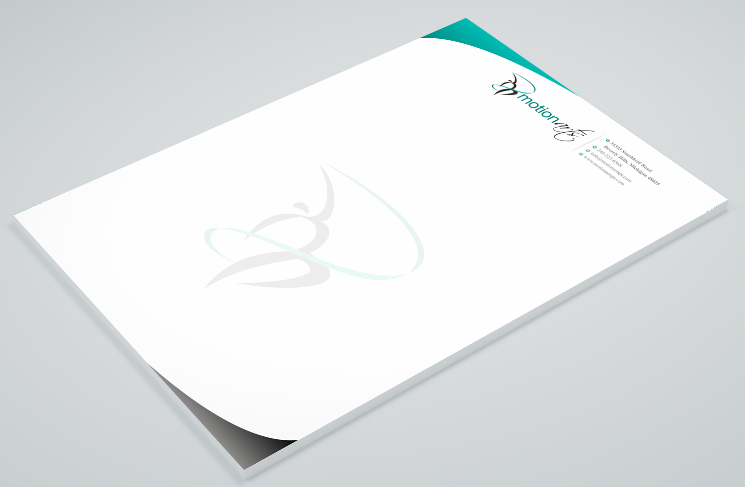 Stationery Design by Petter Goms for Motion Arts | Design #22613204