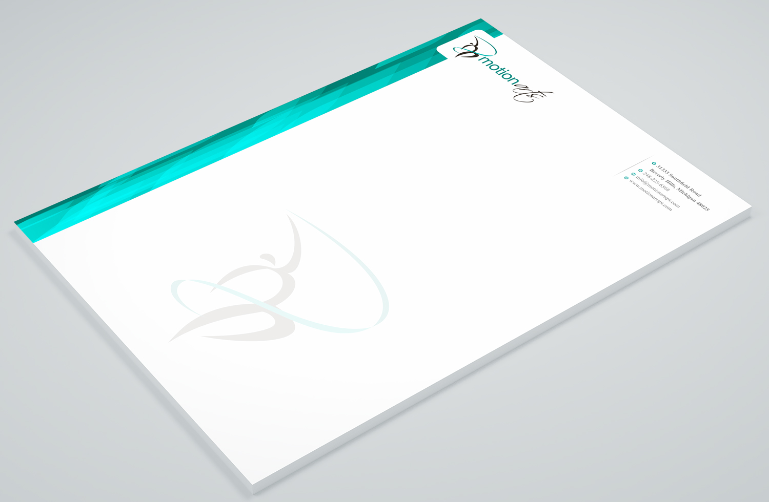 Stationery Design by Petter Goms for Motion Arts | Design #22613301