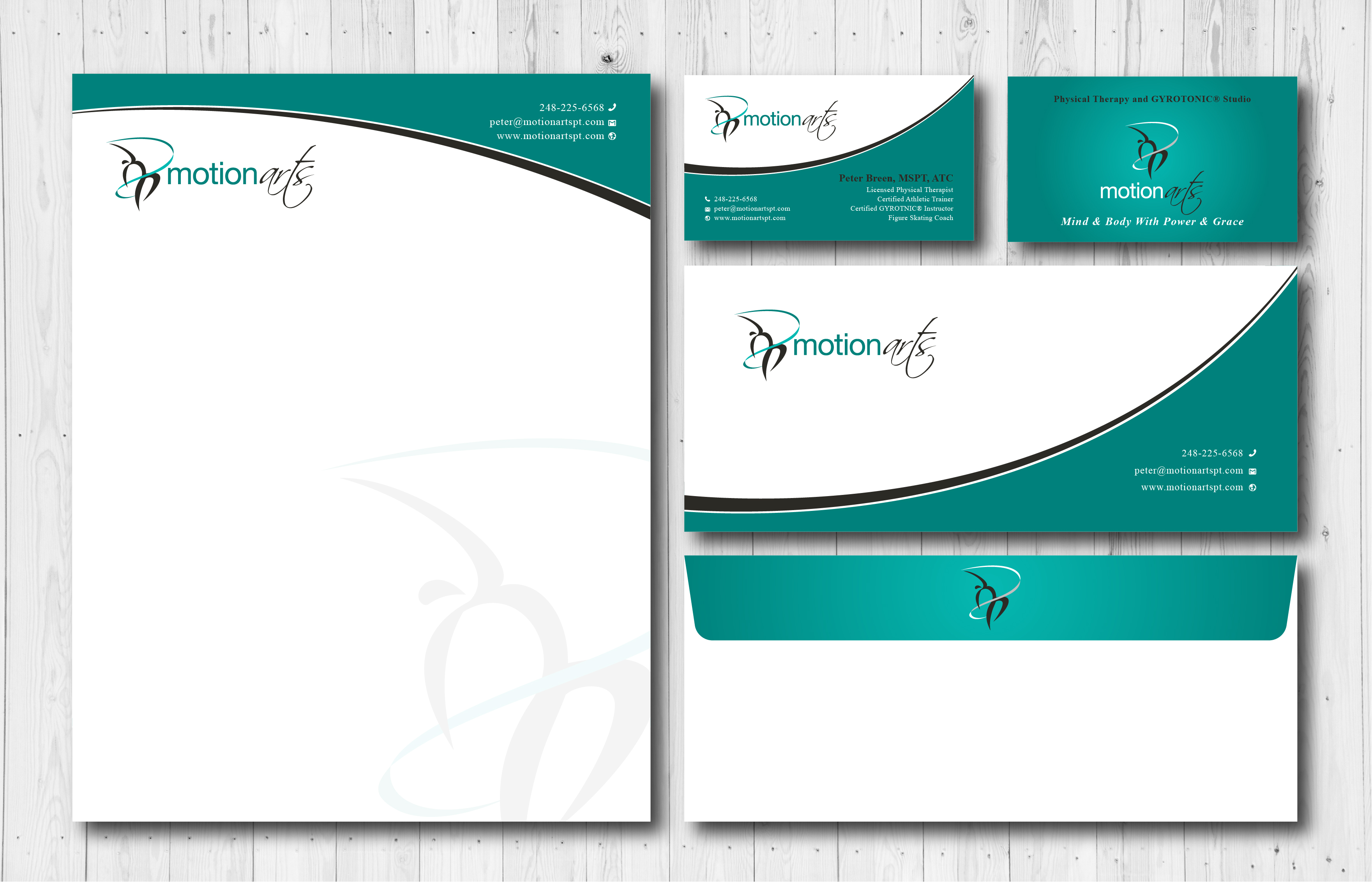 Stationery Design by Bold Pixels for Motion Arts | Design #22624887