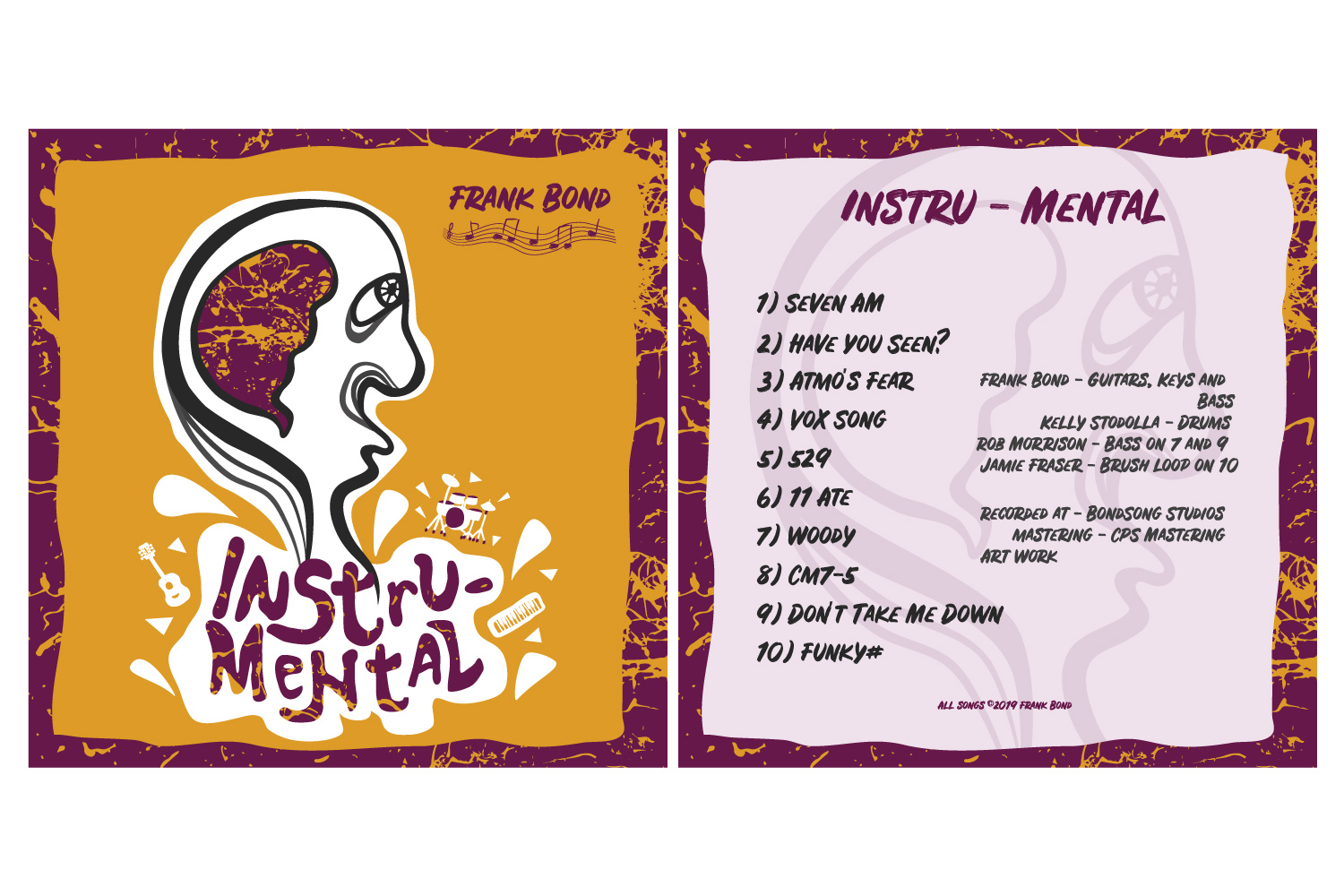 CD Cover Design by Flomerine for BondSong Music | Design #22628430