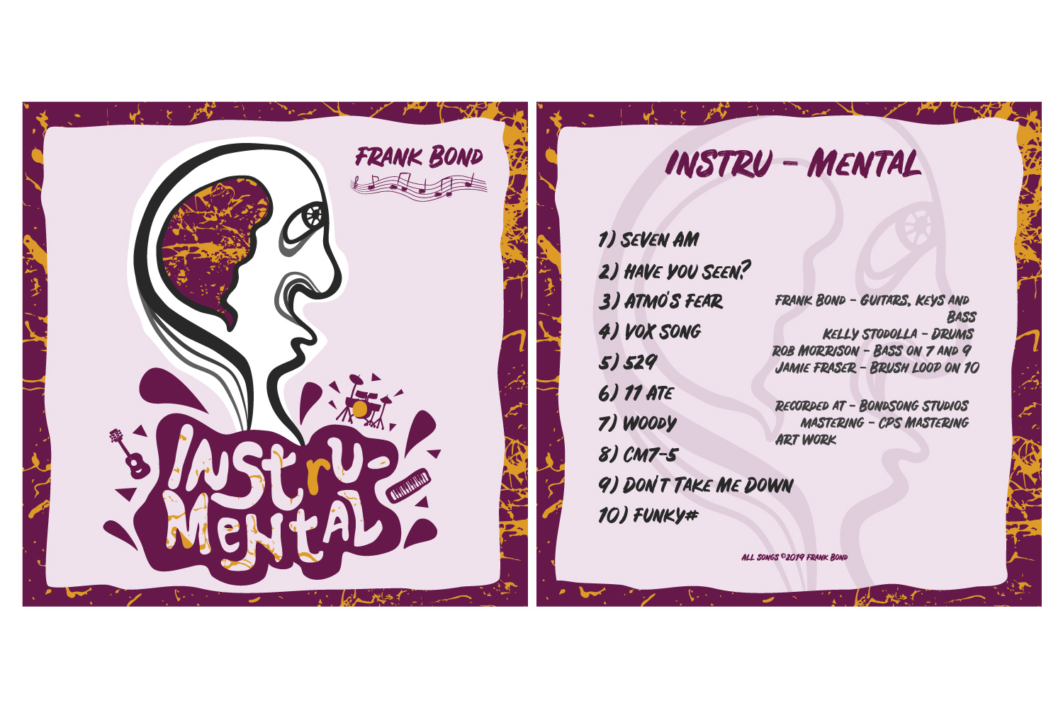 CD Cover Design by Flomerine for BondSong Music | Design #22628542