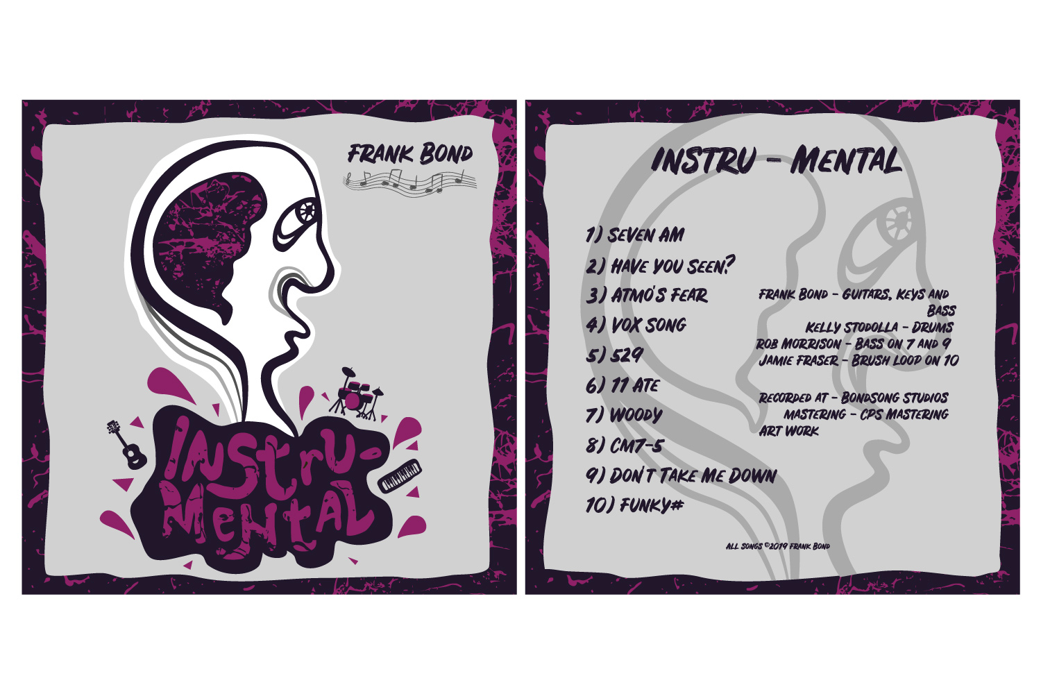 CD Cover Design by Flomerine for BondSong Music | Design #22639877