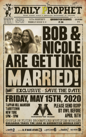 Tabaddor-McQuade wedding Save the Date | Invitation Design by Jul-D