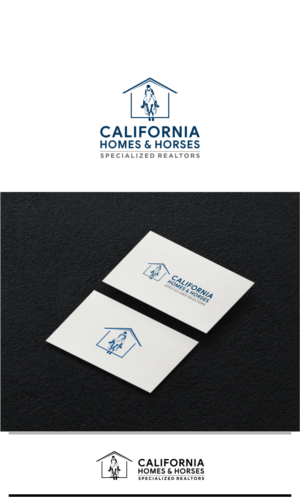 California Homes and Horses- specialized realtors | Logo Design by vinch std